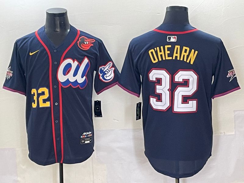 Men 2025 Baltimore Orioles #32 Ohearn Drak Blue All star Nike MLB Jersey style 6